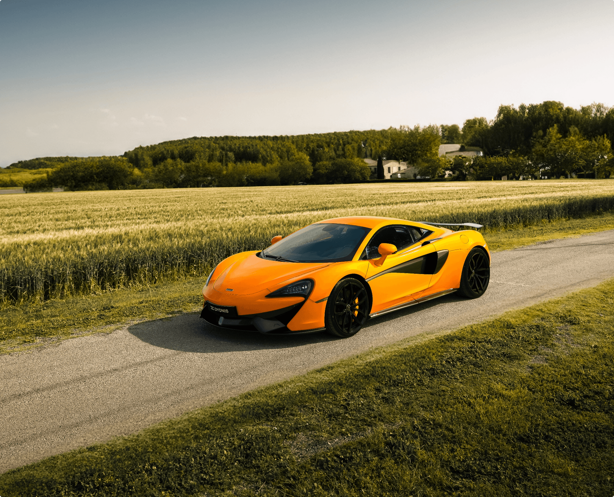 yellow car